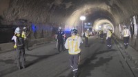 山陽道・尼子山トンネル火災の内部公開 下り線で通行止め続く う回避ける車で国道2号は交通量が2倍に
