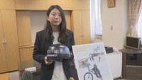 自転車に乗る際はヘルメットを! BMX・大池水杜選手が広報大使に 岡山県警