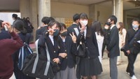岡山県で6933人に“喜びの春” 公立高校で一般入試の合格発表 今年は掲示とHPで