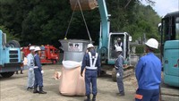 より早い道路の復旧でより早い救助活動を 消防団員らが建設機械の操縦学ぶ 岡山・総社市