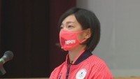 東京五輪ソフトで金 原田のどか選手が母校で後輩らと交流 岡山市
