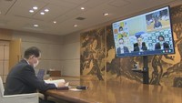 〈新型コロナ〉緊急事態宣言延長受けて全国知事会議 伊原木知事は検疫の甘さ指摘
