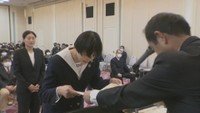 岡山県高体連が全国大会の優勝の団体・選手を表彰 就実バレー部や井原新体操部など