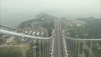 応募者殺到の人気ツアー!瀬戸大橋の主塔175メートルの高さから眺める絶景は?