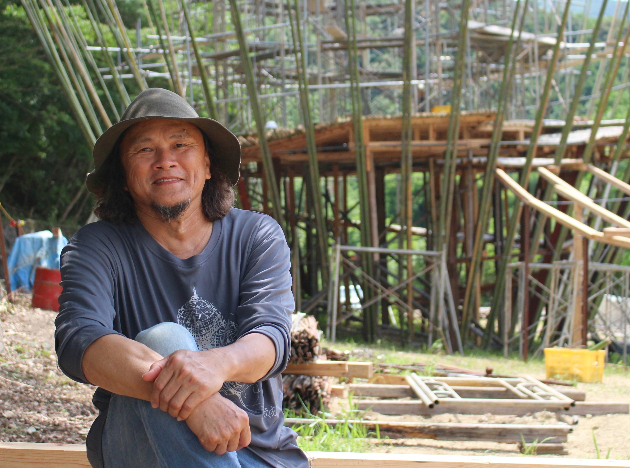 Wang Wen-Chih’s Giant Dome Woven from 4,000 Bamboo with the Help of Local Residents Setouchi Triennale 2022