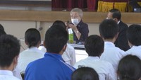 原爆投下から間もなく76年 岡山・倉敷市在住の91歳の被爆者が中学校で講演