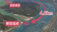 西日本豪雨の被害受け工期を短縮 小田川の合流点付け替え工事が完了 岡山・倉敷市