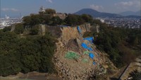 豪雨で崩壊した丸亀城の石垣 現状を知って…SNSなどで動画公開へ 香川