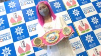 WBO女子スーパーフライ級王者 ボクシング・晝田瑞希選手が地元岡山に凱旋 「岡山本当に好きなんで」