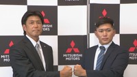 千葉ロッテ3位・廣畑敦也投手に指名あいさつ 三菱自動車倉敷オーシャンズ