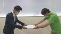 伊方原発3号機の廃炉など求め 市民団体代表が四国電力に要望書を提出