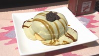 抹茶クリームをたっぷりかけたパンケーキなど 新茶の季節にお茶スイーツを紹介 岡山・香川【ほっとマルシェ】
