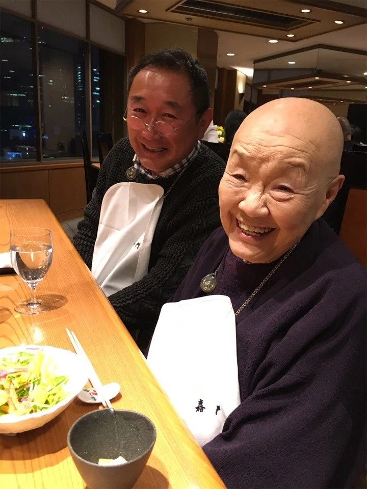 中村監督と瀬戸内寂聴さん