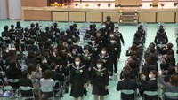 〈新型コロナ〉本校舎での授業再開はかなわぬまま旅立ちの日 卒業生が在校生へメッセージ「活気のある真備中学校を取り戻して」 倉敷市真備町