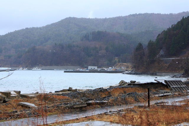 三陸海岸の被災地