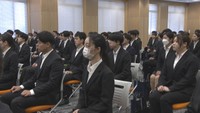 両備グループで内定式 「2024年問題」への対応で交通・運輸部門の内定者は前年より6人増 岡山市