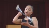 バトントワーリングの中国大会で優勝した小学生 母との練習で世界を目指す 岡山・玉野市【こどもミライパーク】