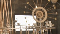 カフェが遊園地に!? 高校生らが制作した立体造形作品を展示 高松市
