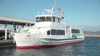 小豆島豊島フェリーの新たな旅客船「みらい」就航 香川
