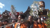 五穀豊穣を願う太鼓祭り 「からかい上手の高木さん」モチーフの太鼓台も 香川・小豆島