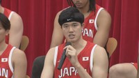 パリ五輪・バスケ男子代表帰国 渡邊雄太選手が応援に感謝「次のオリンピック、ワールドカップ目指してやっていきたい」 香川・三木町出身