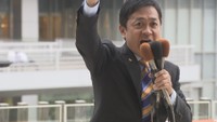 国民民主党・玉木雄一郎代表が岡山市で演説 手取り収入を増やす政策訴える