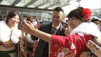 成人の日を前に岡山・香川で成人式  高松市