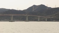 岡山市の山火事で通行禁止となっていた児島湾大橋の歩道 規制を解除
