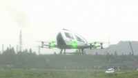 日本初!岡山・笠岡市で「空飛ぶ車」の屋外飛行