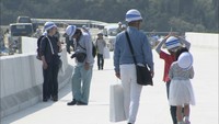 高松道4車線化を前に…完成前の橋を親子で歩くイベント 香川