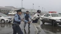 G7都市大臣会合を前に 高松空港で不法侵入者への対応訓練 香川