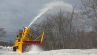 旧蒜山大山スカイライン 春の観光シーズンに向け除雪進む 岡山