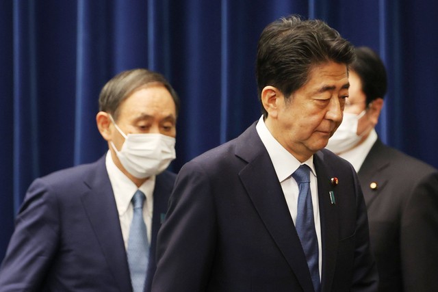安倍元首相の退任記者会見