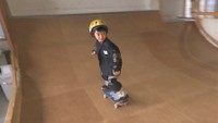 スケボー大好き5歳の岡田悠慎君 東京五輪で躍動した選手に憧れ 夢は「世界一!」 岡山【こどもミライパーク】