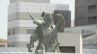 桃太郎像が移設へ…変わるJR岡山駅前広場 路面電車乗り入れのための工事が進む