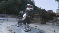 金刀比羅宮にヤノベケンジさんの「現代アート」 瀬戸芸・秋会期に合わせ 香川