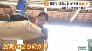 父親から後を継いだ女性米農家 猛暑や水不足そして価格高騰の中で迎えた稲刈り 宮城・栗原市