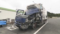 山陽自動車道の上り線でトラックがガードレールに衝突し運転手の男性が死亡       岡山・笠岡市