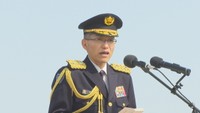 陸上自衛隊第14旅団長に大場剛陸将補が着任 南海トラフ地震対応に決意 香川・善通寺駐屯地で着任式