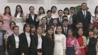 40人の留学生も春から介護施設へ 介護福祉士の専門学校で卒業式 高松市
