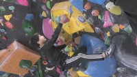 表彰台へ!高みを目指す小学生クライマー・江見昇真君(12) 岡山・津山市【こどもみらいパーク】