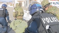 武装工作員の侵入を想定 自衛隊と警察が共同訓練 岡山・奈義町