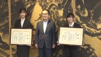 ものづくり競技大会 県代表の学生が知事に金賞と銀賞を報告 香川