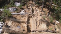 中世の備前焼の窯を見学 焚口や陶片から伝統工芸のルーツ感じる 岡山・備前市