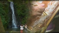 【涼を求めて】高さ15mの「横野滝」と流しそうめん 岡山・津山市