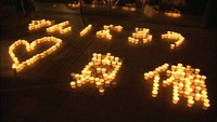 お盆を迎えた被災地…復興の決意込めた「迎え火」 倉敷市真備町