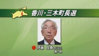香川・三木町長選 現職の伊藤良春さんが無投票で2回目の当選