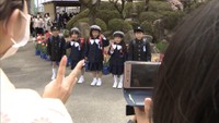 岡山市の小学校で入学式 コロナ対策で少し寂しい式でも…元気に新生活スタート