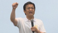 国民民主党の玉木雄一郎代表が高松市で演説「未来を見据えた政策を」
