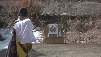 3本の矢を放って占う神事 岡山